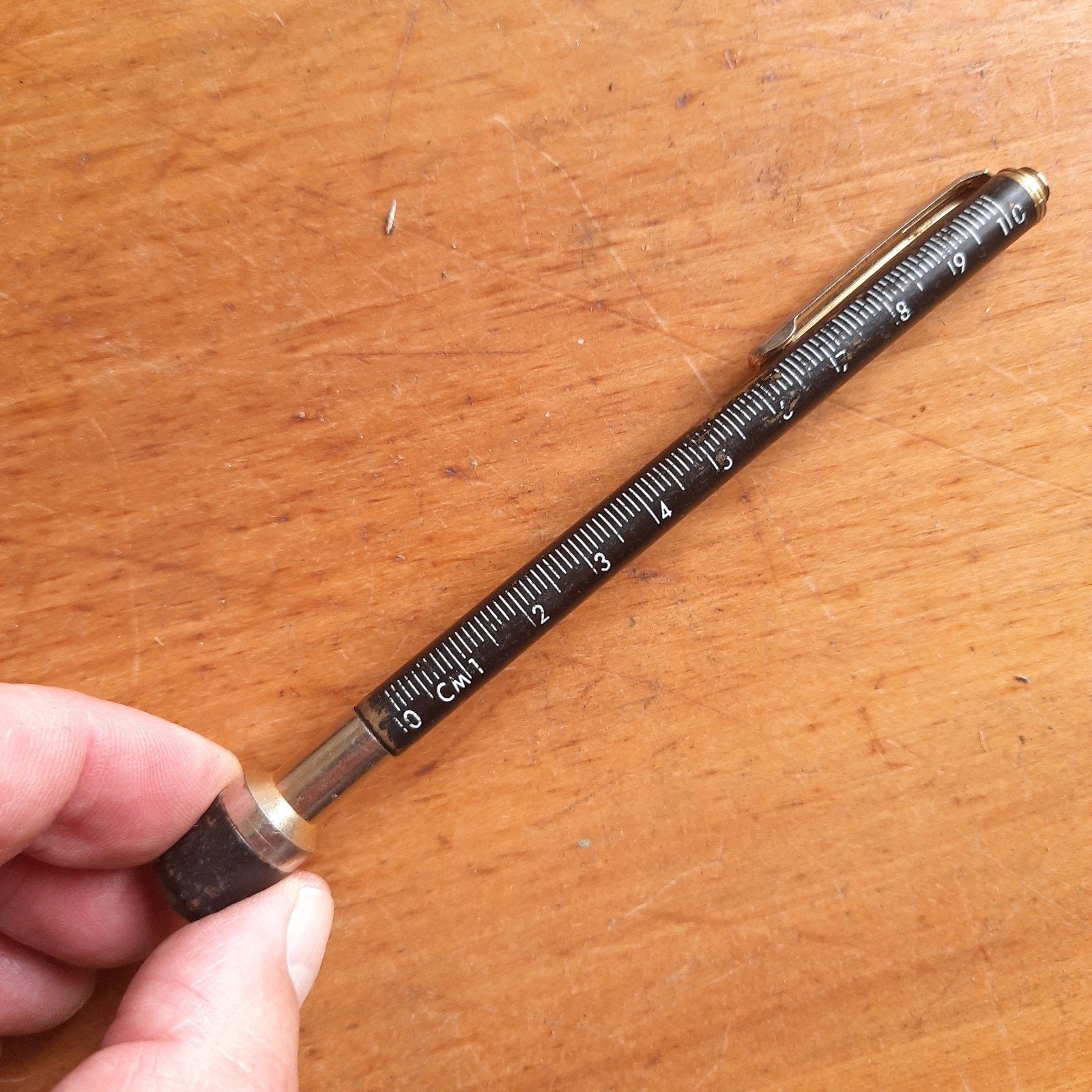 Telescoop Pen met Magneet en Centimeter, Verzenden, Balpen, Overige merken