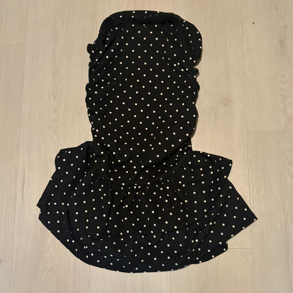 Nieuwe Zwarte jurk met witte polkadots M, Auto diversen, Automatten, Ophalen of Verzenden, Nieuw
