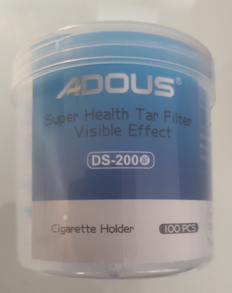 Adous DS-200 Sigarettenfilters / Teerfilters – 100 stuks, Ophalen of Verzenden, Nieuw