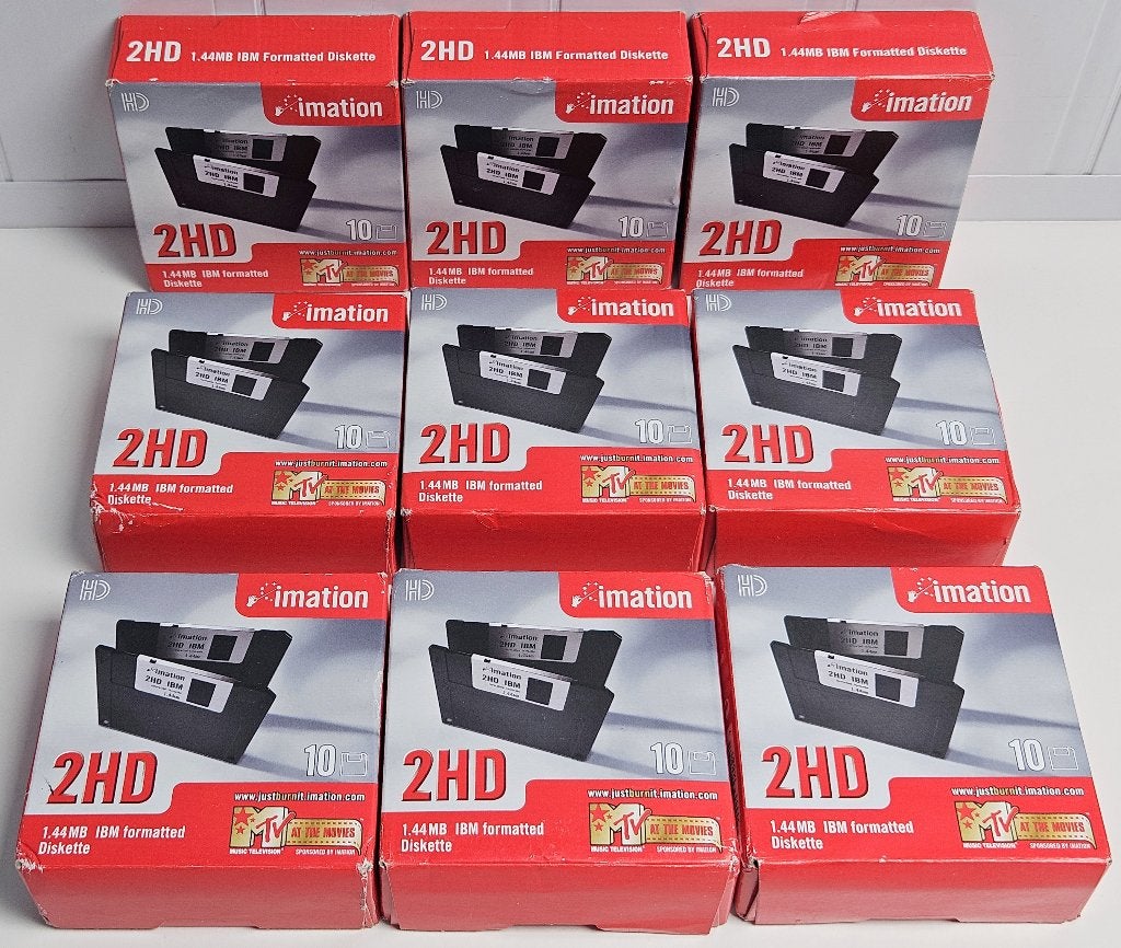 90x Nieuwe Imation HD Diskettes Voor oa MS-DOS PC's, Ophalen of Verzenden, IMATION