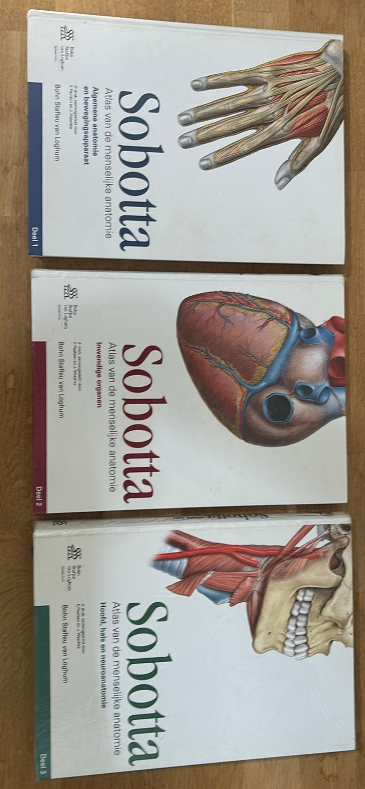 Sobotta - atlas van de menselijke anatomie, Boeken, Ophalen of Verzenden, Beta, Zo goed als nieuw, Overige niveaus
