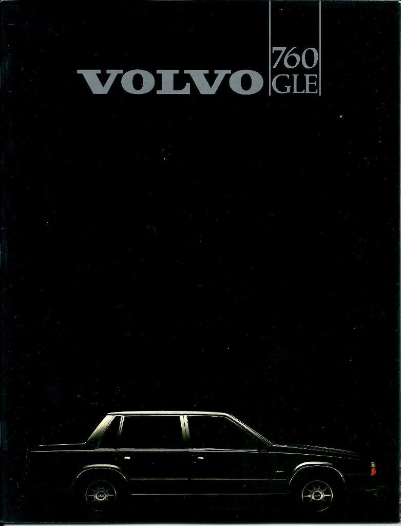 Brochure Volvo 760 GLE 1982, Ophalen of Verzenden, Gelezen, Volvo