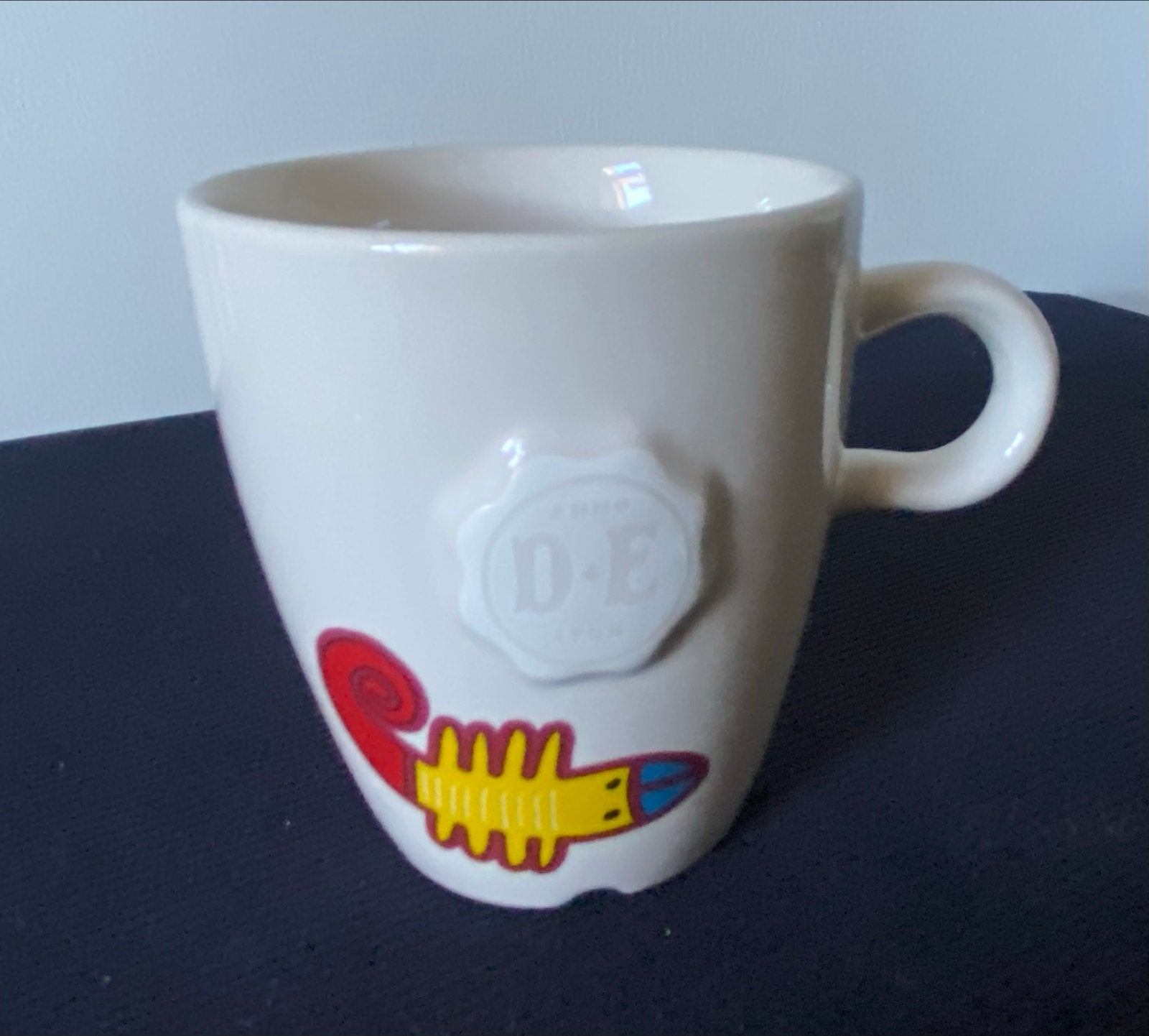 Mosa Douwe Egberts mok - Design by Nikolai Carels, Overige merken, Zo goed als nieuw, Overige stijlen, Porselein