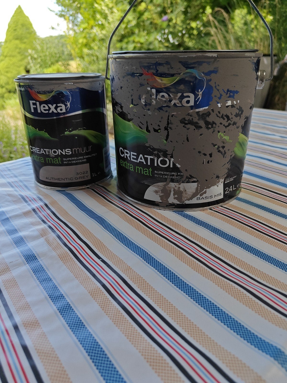 Flexa Creations extra mat Authentic Grey, Ophalen of Verzenden, Nieuw, Grijs