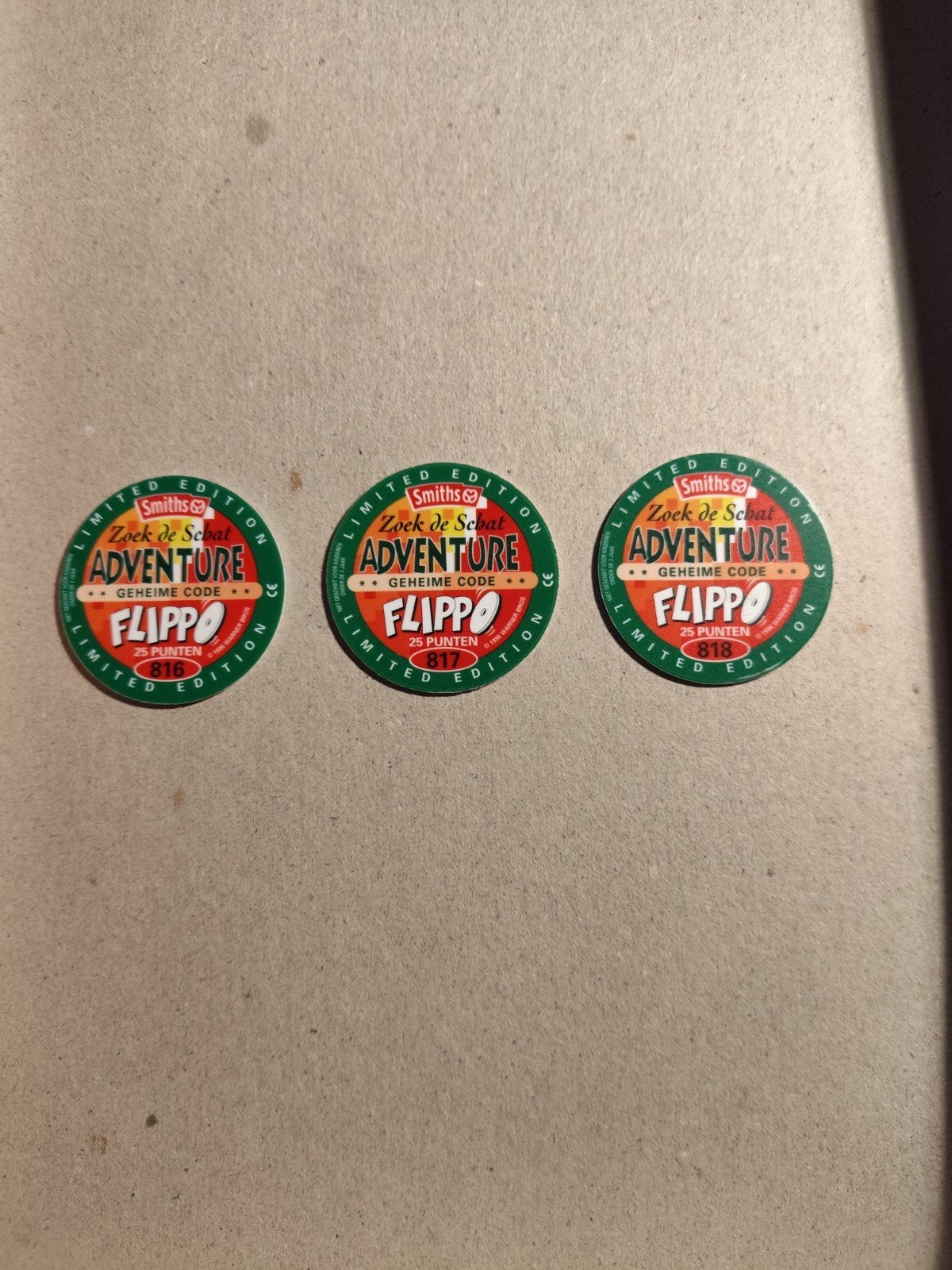 Zeldzame Flippo's: Looney Tunes & Limited Edition Adventure, Ophalen of Verzenden, Limited Edition Adventure, Losse flippo's