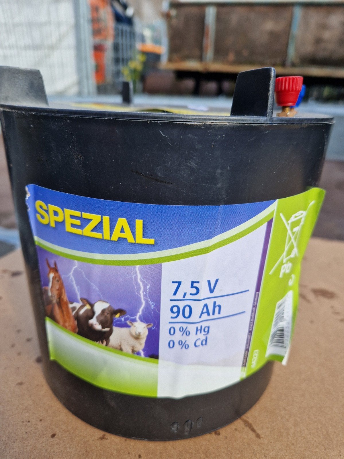 Spezial 7.5V 90Ah Weideklok Accu - Nieuw, Ophalen