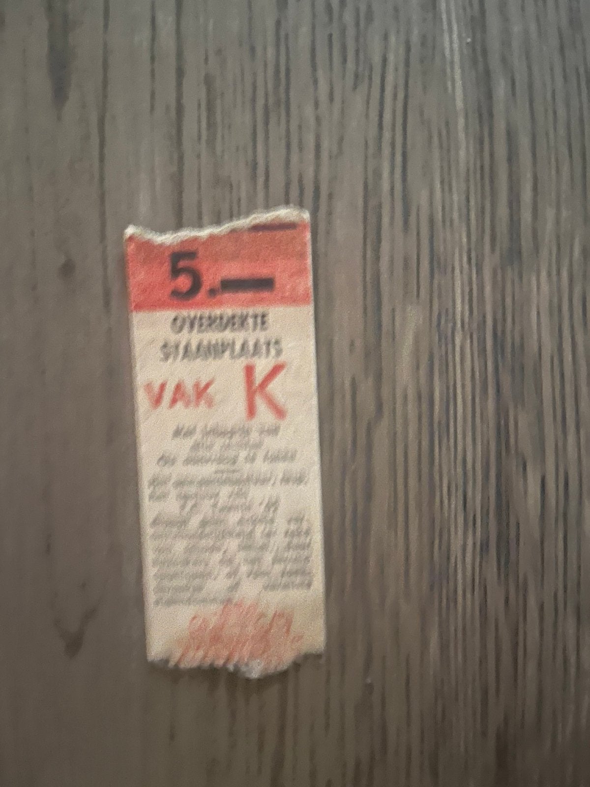 OUD KAREN 70 TICKET FC TWENTE STADION DIEKMAN VAK K, Ophalen of Verzenden, Zo goed als nieuw, F.C. Twente, Overige typen