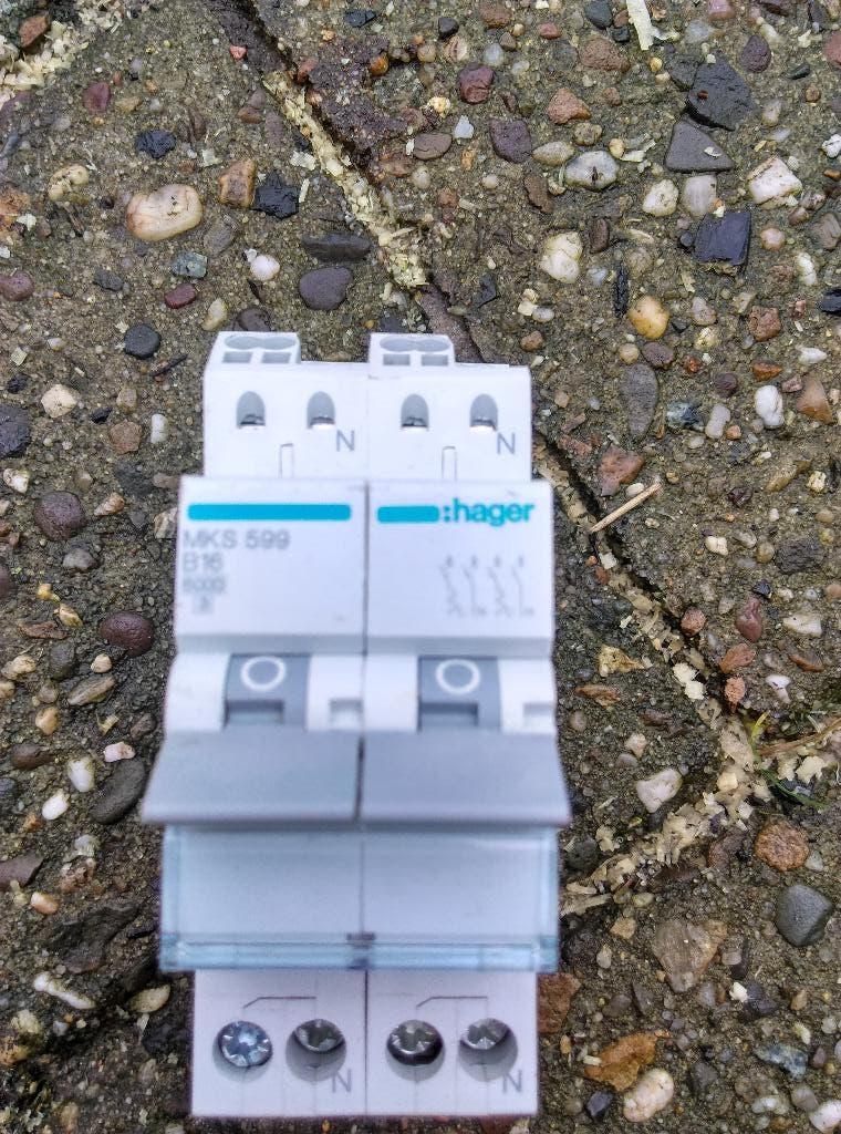 Hager Kookgroep Fornuisgroep MKS 599 installatieautomaat, Ophalen of Verzenden, Nieuw, Schakelaar