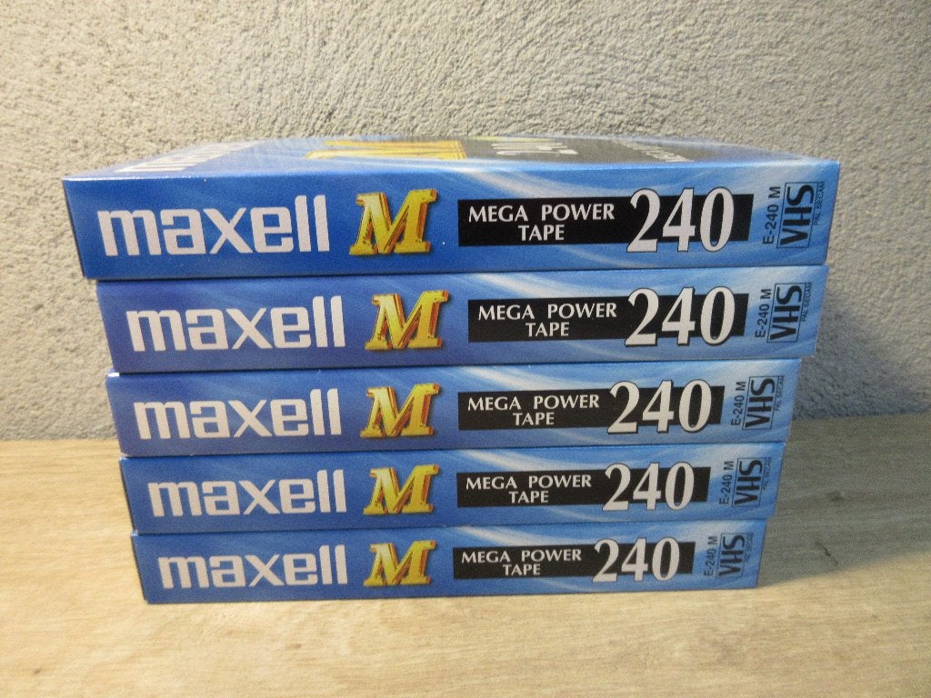 Maxell videobanden, Alle leeftijden, Ophalen of Verzenden, Gebruikt, Overige genres