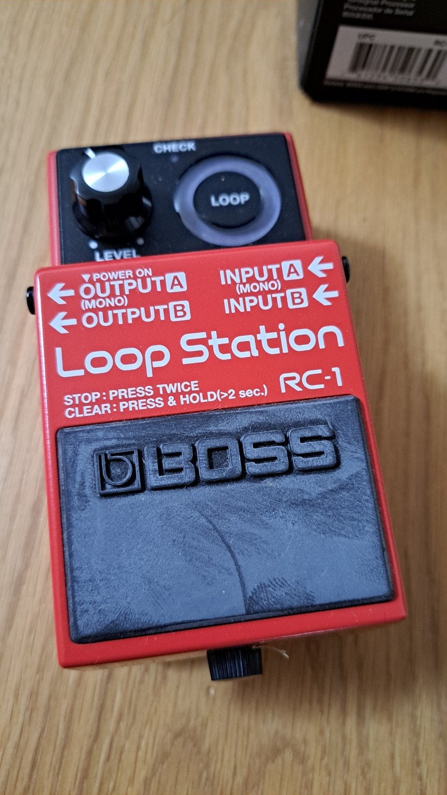 Boss RC-1 Loop Station - Zo goed als nieuw, Ophalen of Verzenden, Zo goed als nieuw, Overige typen