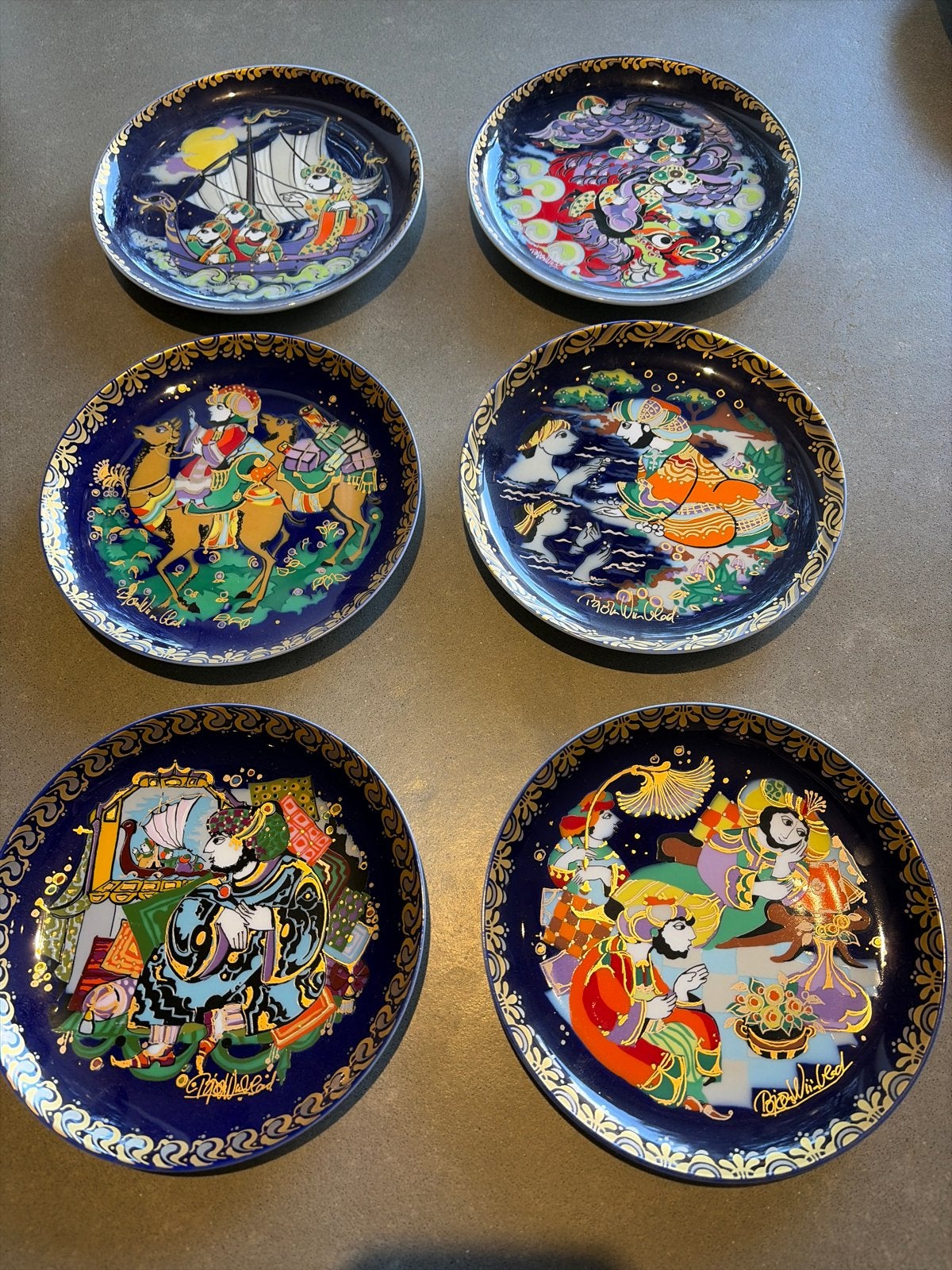 Rosenthal Studio-Linie Sinbad de Zeeman verzamelborden, Ophalen of Verzenden