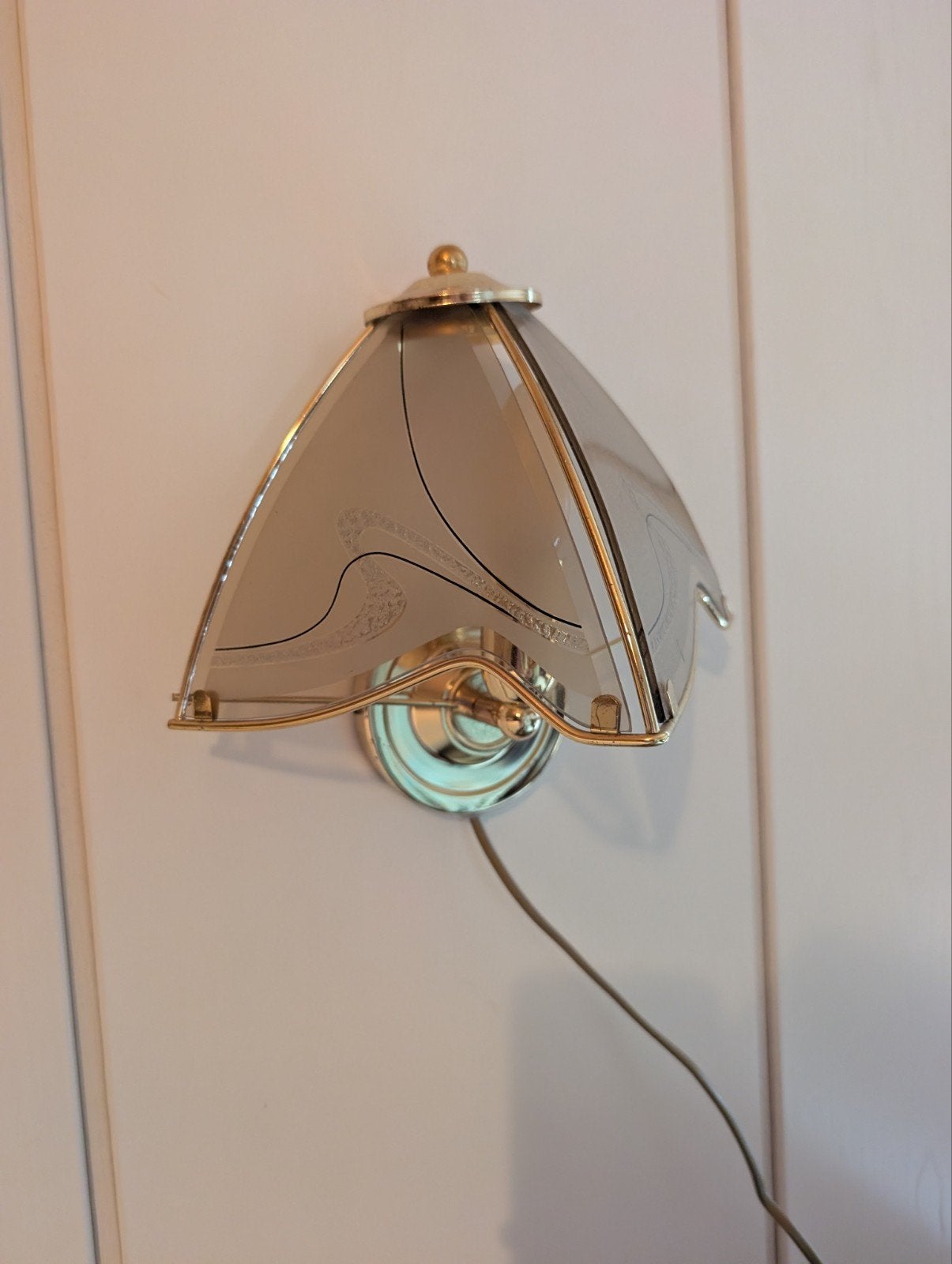 driedelige lampenset, Ophalen, Gebruikt, Glas, E14 (klein)