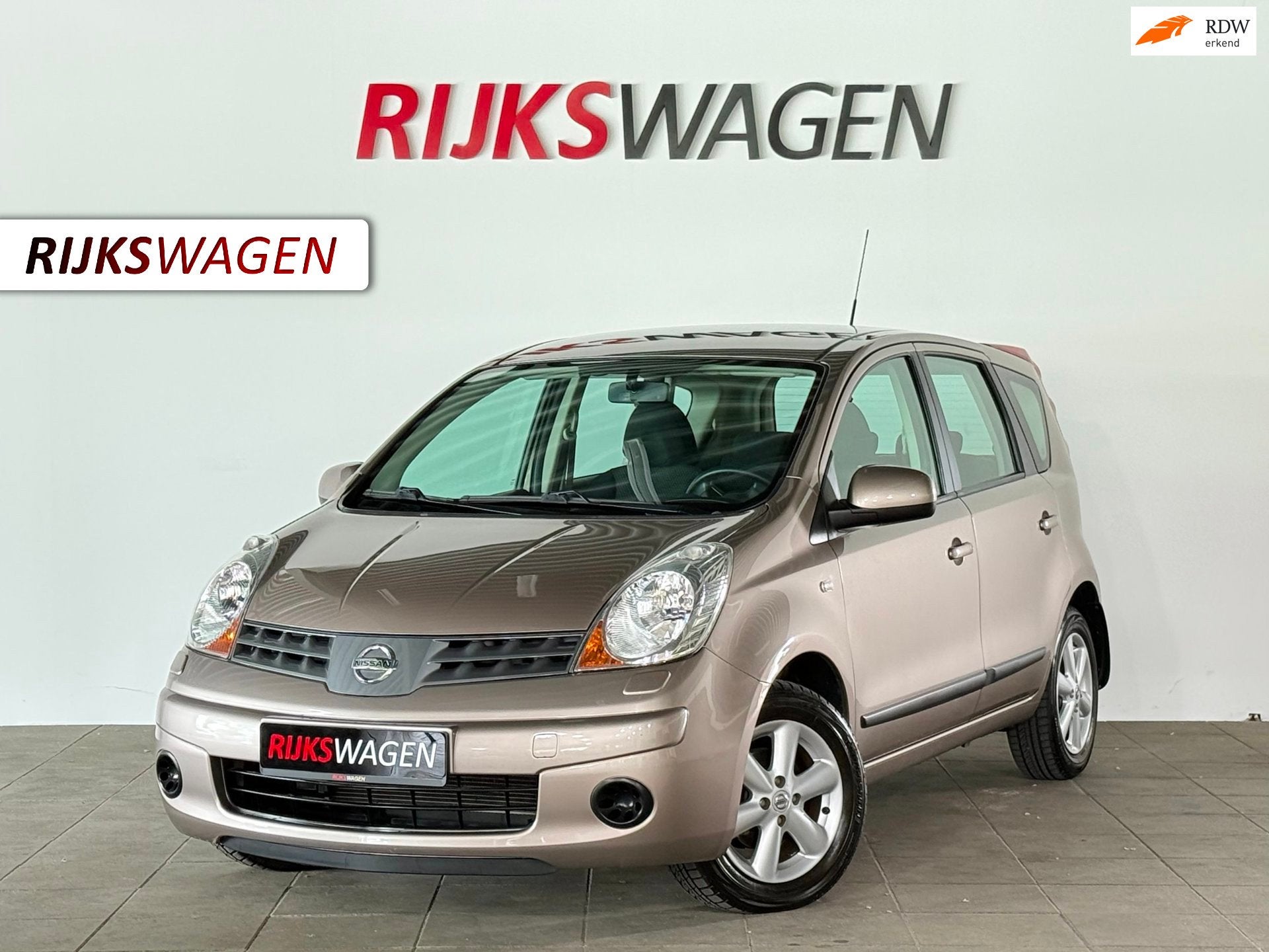 Nissan Note 1.4 Visia Airco/Stoelverwarming/KM, Auto's, Voorwielaandrijving, Stof, Gebruikt, 4 cilinders