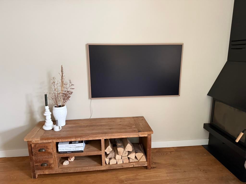 Zeer mooie teak t  meubel, Ophalen, Zo goed als nieuw, 25 tot 50 cm, Minder dan 100 cm