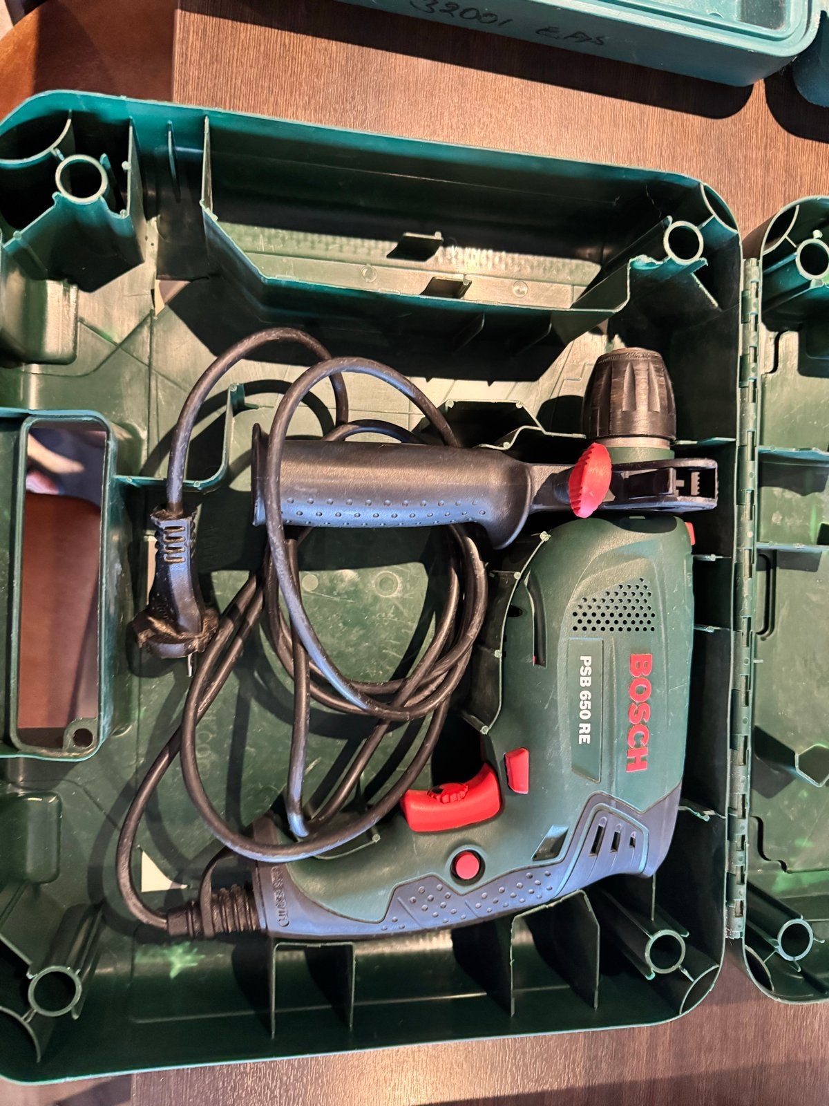 Bosch PSB 650 RE Klopboormachine in Koffer, Klopboormechanisme, Ophalen, Boormachine, Gebruikt