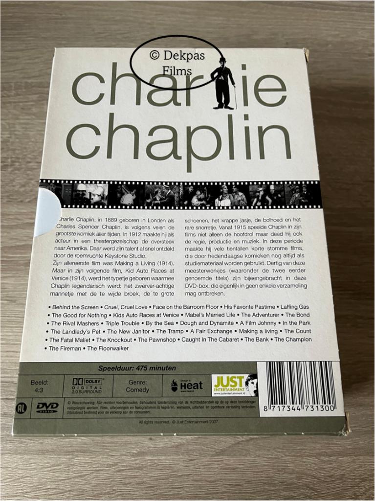 Dvd Charlie Chaplin Collection - 5-Disc, Alle leeftijden, Ophalen of Verzenden, Gebruikt, Overige genres