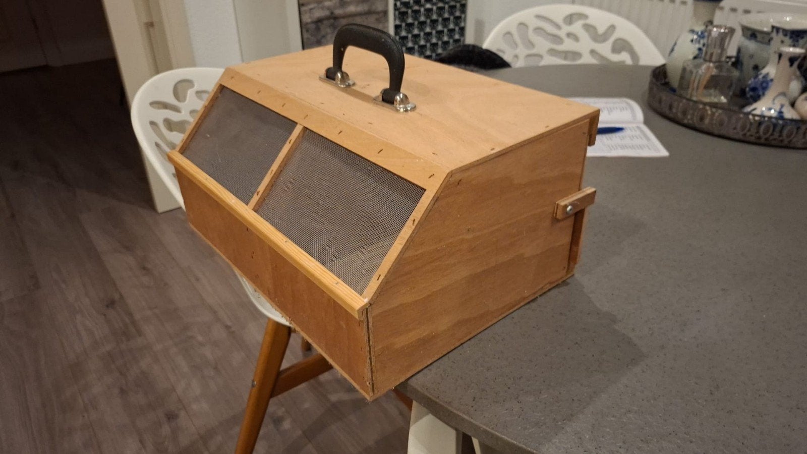 transportkooi voor evt vogels, Ophalen, Hout, Vogelkooi