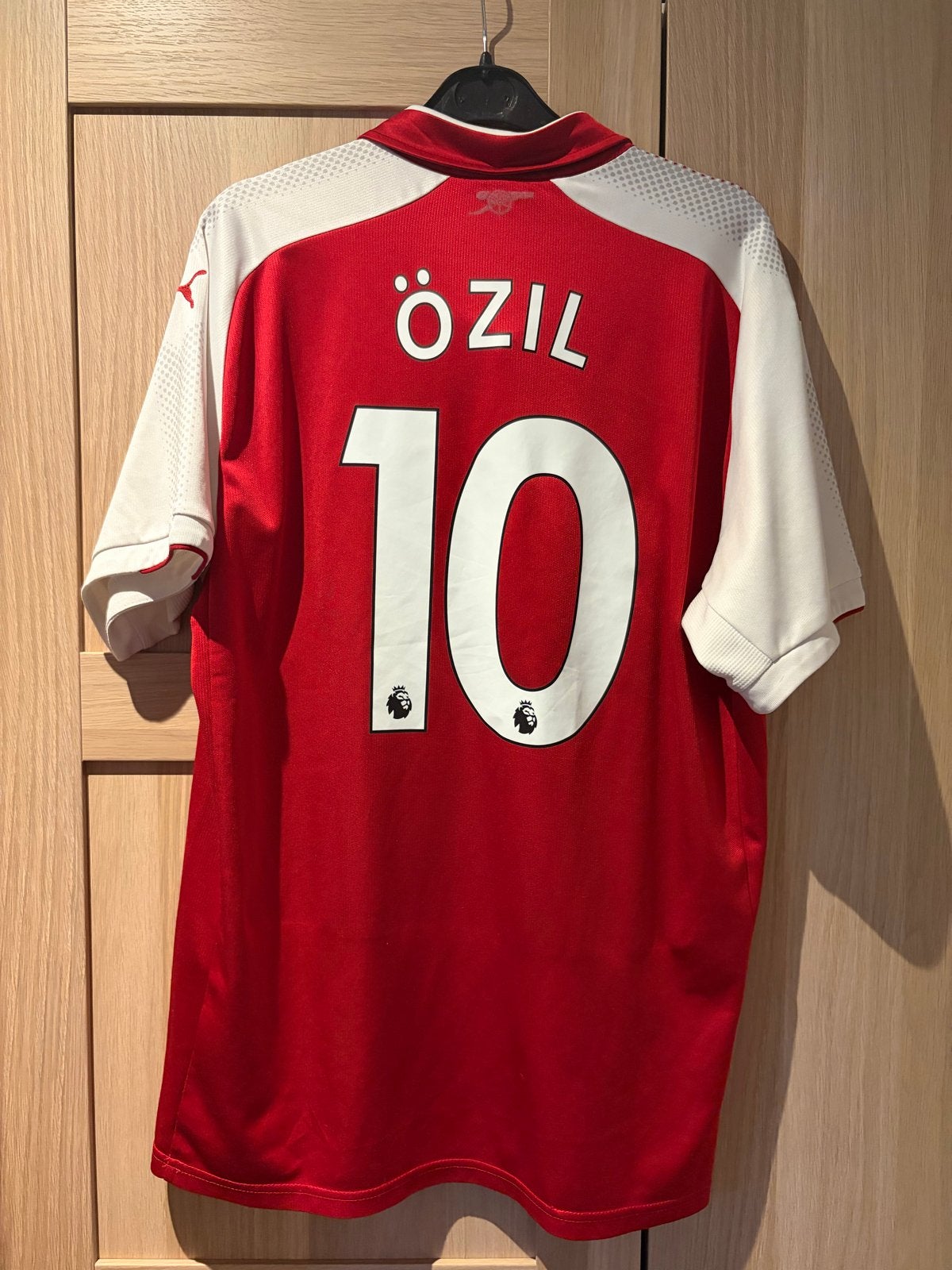 Arsenal Thuisshirt Özil #10 - Maat L, Maat L, Ophalen of Verzenden, Zo goed als nieuw, Shirt