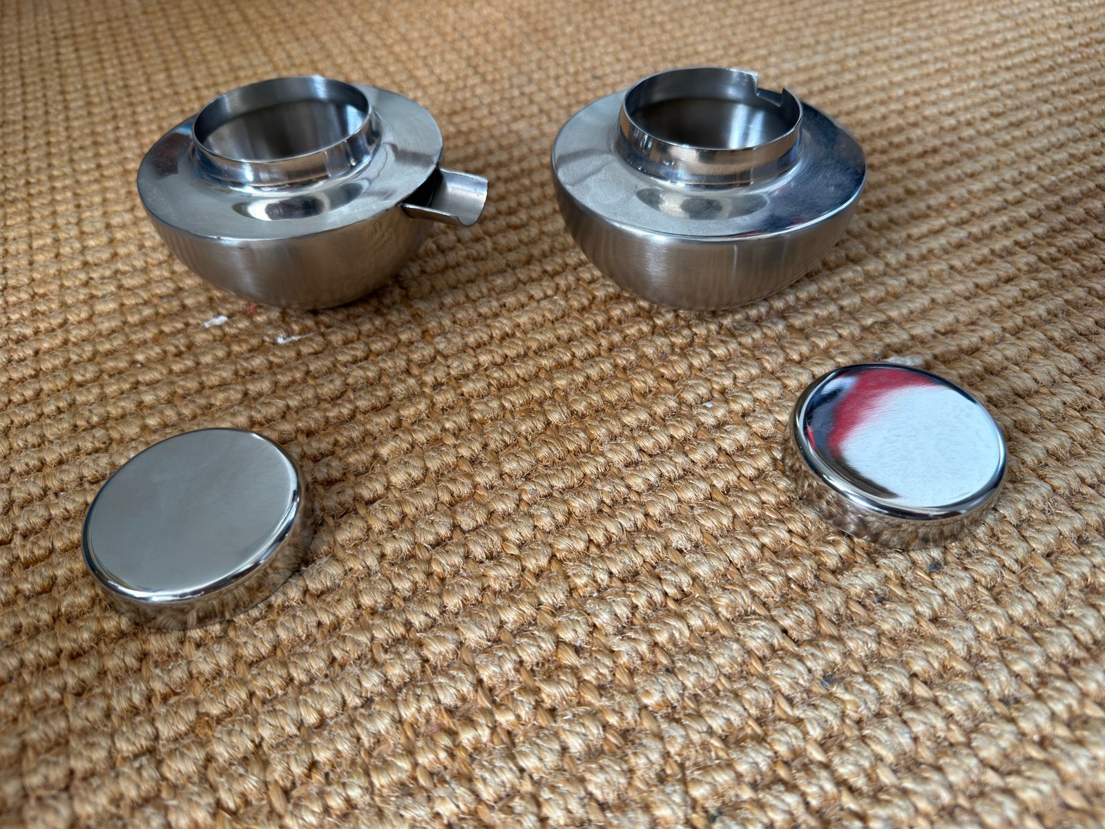 Bijzondere vintage RVS serveerset – complete horeca set, Ophalen, Zo goed als nieuw
