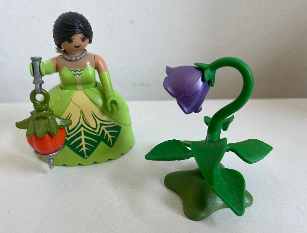 Playmobil Prinses Tiana met lantaarn en bloem, Ophalen of Verzenden, Zo goed als nieuw, Complete set