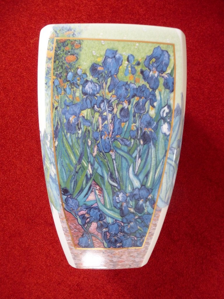 Fraaie Goebel vaas - Irissen - Vincent van Gogh, Antiek en Kunst, Ophalen of Verzenden