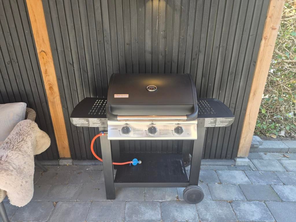 Gas BBQ 3 pits - Zo goed als nieuw met afdekhoes, Ophalen, Zo goed als nieuw, Fireplus