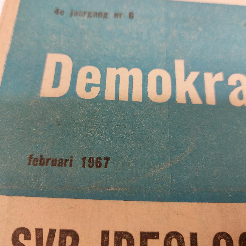 Bob Dylan originele Demokrater krant uit 1967 PROVO SVB, Verzamelen, Verzenden, Gebruikt, Boek, Tijdschrift of Artikel