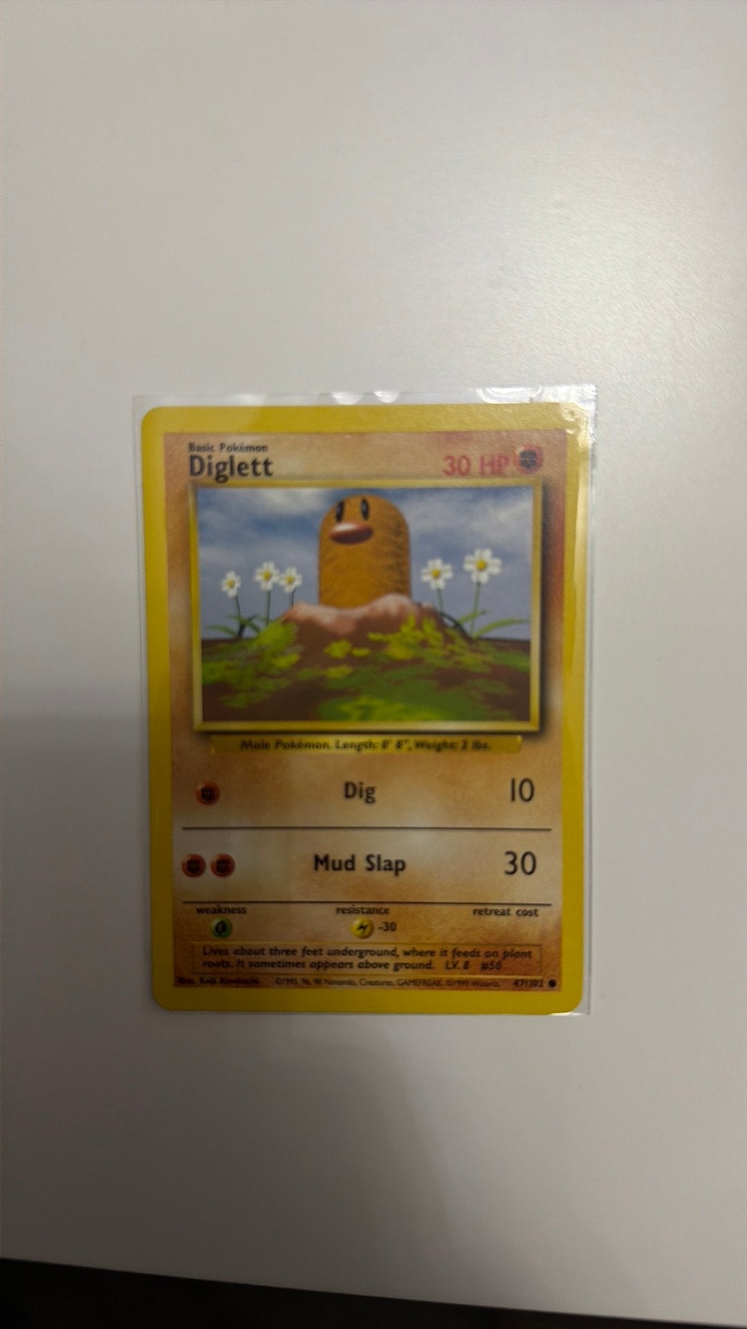 1999 POKEMON GAME 47 DIGLETT 1999, Ophalen of Verzenden, Zo goed als nieuw