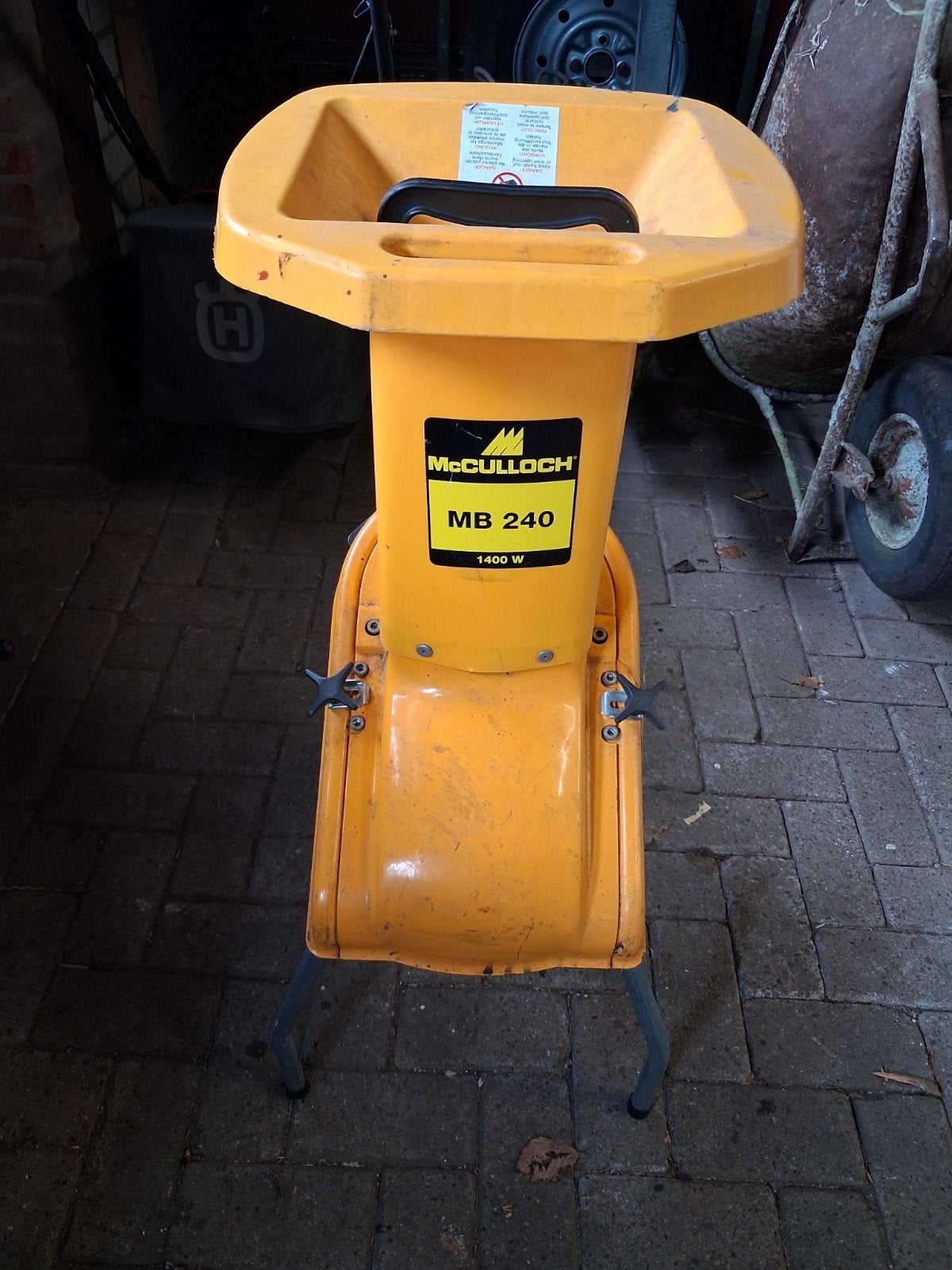McCulloch MB 240 Houtversnipperaar 1400W, Ophalen, Gebruikt, Elektrisch, McCulloch