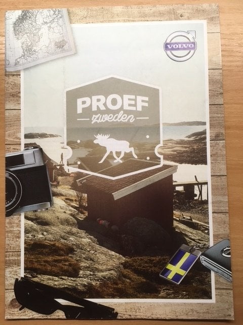 Volvo XC60 brochure - Proef Zweden, Boeken, Auto's | Folders en Tijdschriften, Volvo, Zo goed als nieuw, Volvo, Ophalen of Verzenden