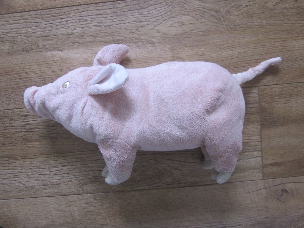 IKEA roze zacht pluche varken big Knorrig geborduurde ogen, Overige typen, Ophalen of Verzenden, Zo goed als nieuw, Middelgroot (20 tot 80 cm)