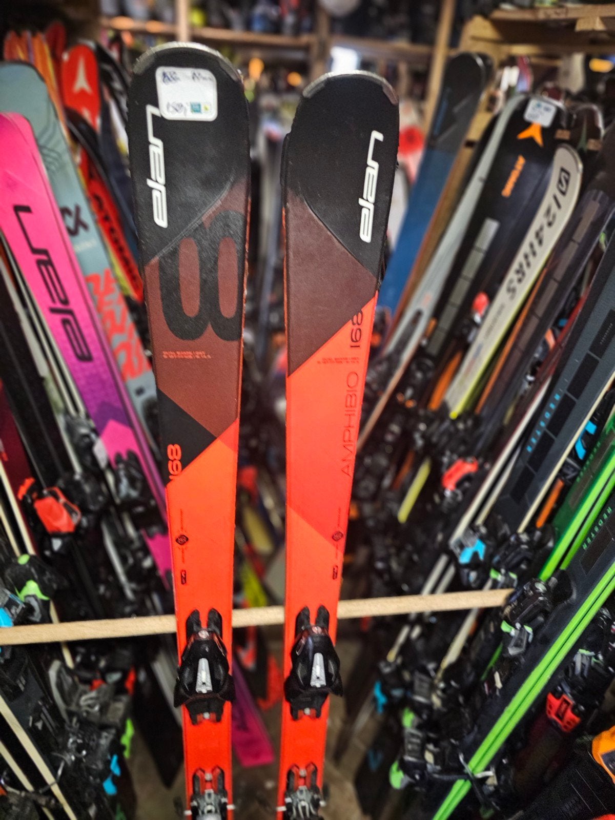 168cm ELAN AMPHIBIO 8 CARVE ALL SNEUW SKI, Sport en Fitness, Skiën en Langlaufen, Overige merken, 160 tot 180 cm, Ophalen of Verzenden