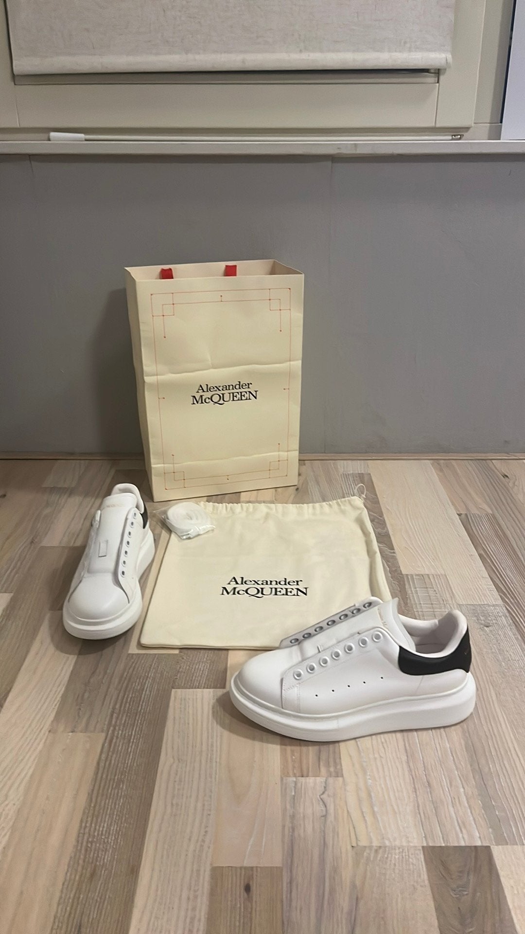 Alexander McQUEEN schoenen, Verzenden, Wit, Boots, Nieuw