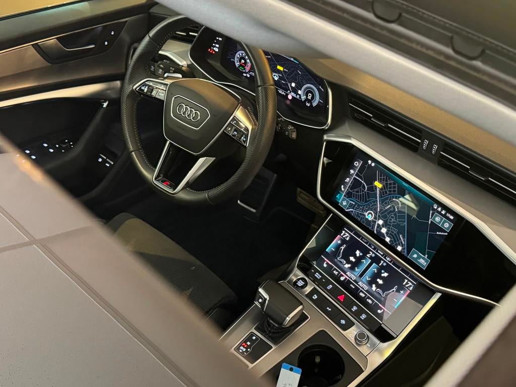 Audi A6 Avant 55 TFSI e QUATTRO 3x S-LINE 367PK|PANO|360CAME, Automaat, Gebruikt, 4 cilinders, Zwart