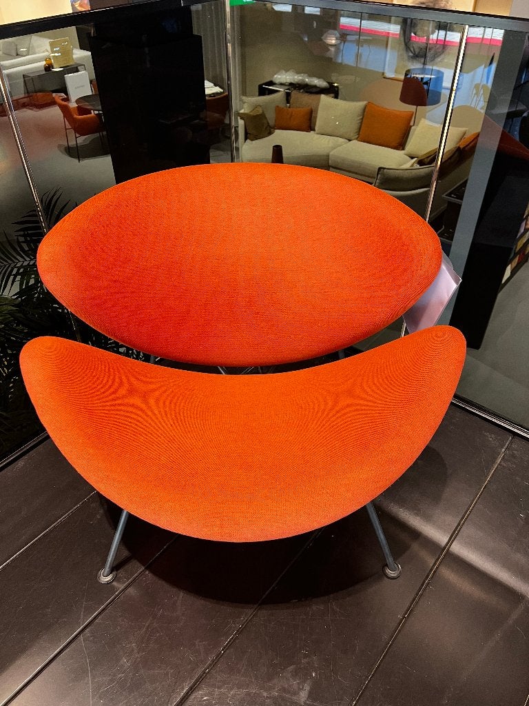 Artifort Orange Slice Fauteuil, Huis en Inrichting, Fauteuils, Zo goed als nieuw, Stof, 50 tot 75 cm, 75 tot 100 cm, Ophalen