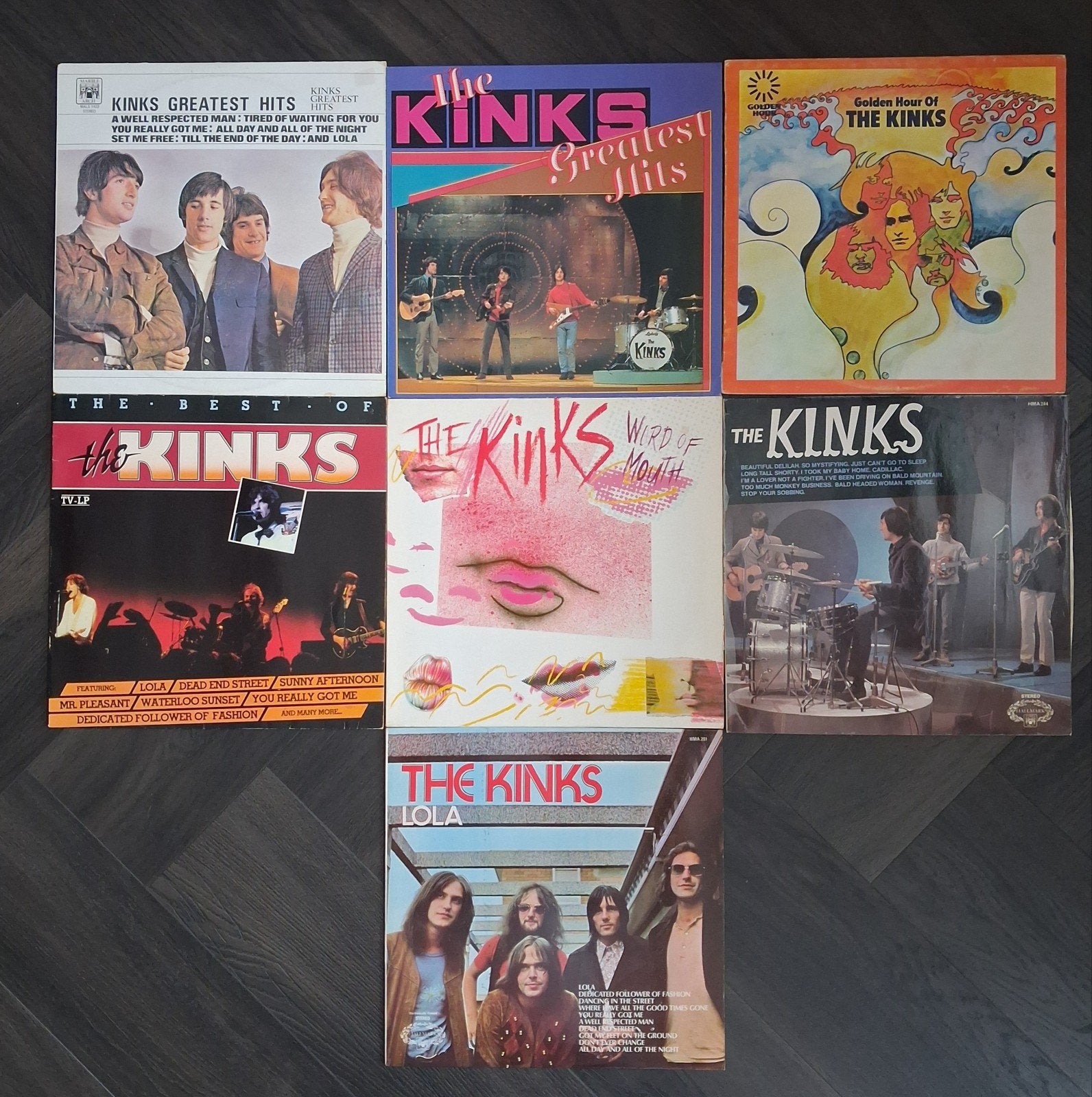 The Kinks LP collectie - 7 albums, LP, Gebruikt, Pop, Ophalen of Verzenden