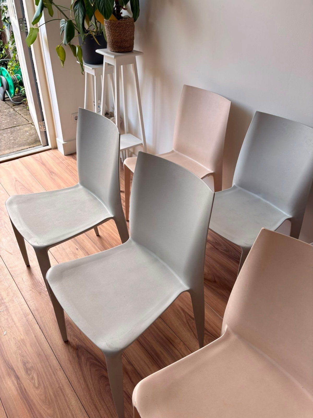 6 st. Bellini stoelen van Heller, Huis en Inrichting, Stoelen, Ophalen, Kunststof, Gebruikt, Overige kleuren