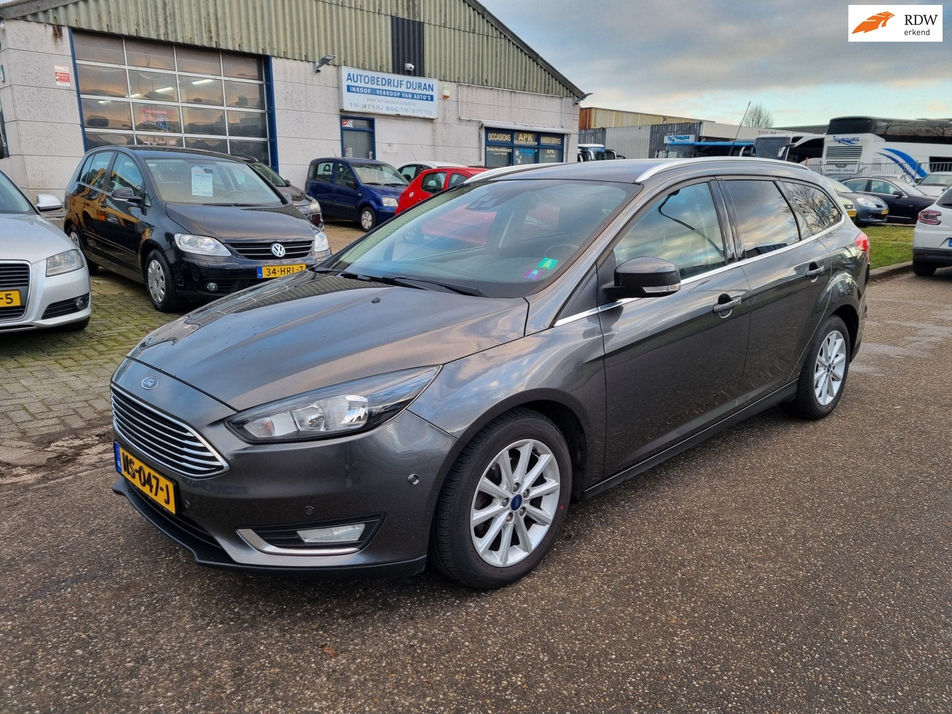 Ford Focus Wagon 1.5 TDCI Titanium Clima! Navi! Bj:2016, Auto's, Ford, Gebruikt, 4 cilinders, 120 pk, Te koop