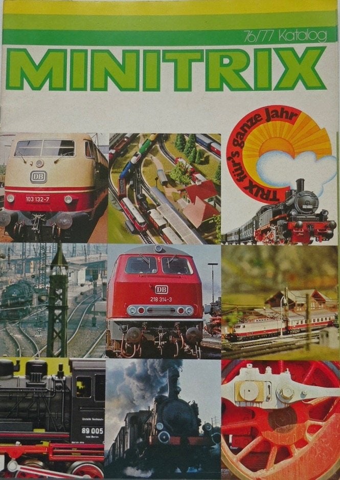 MINITRIX Catalogus 1976-77, Hobby en Vrije tijd, Modeltreinen | N-Spoor, Gelijkstroom, Trix, Zo goed als nieuw, Analoog