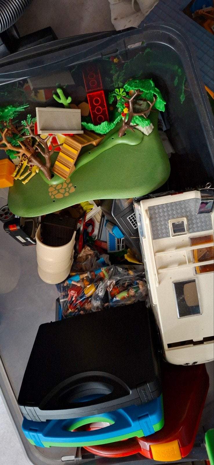 heel veel playmobil, Ophalen