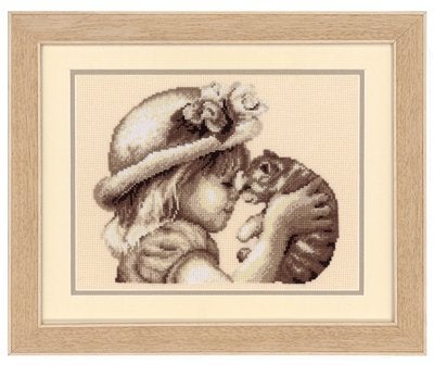 Borduurpakket Vriendschap 75012, ., Nieuw, Ophalen of Verzenden, .