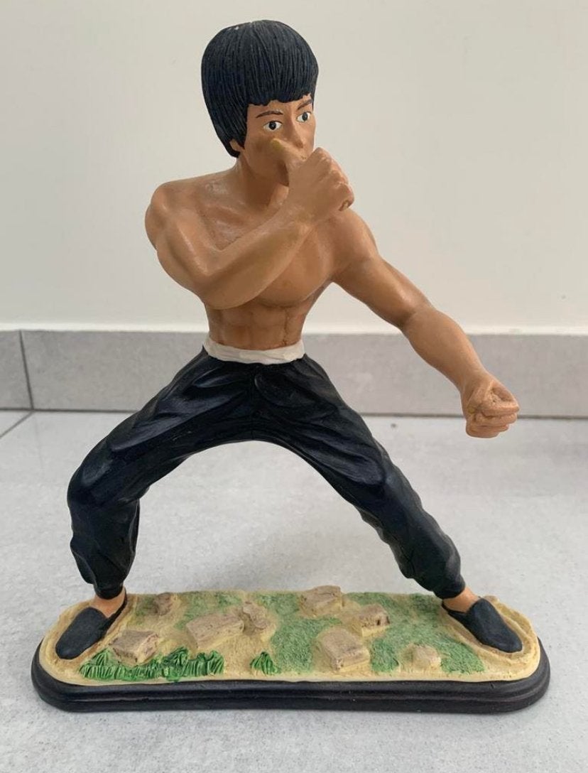 Bruce Lee beeldje - Actiefiguur, Ophalen of Verzenden, Zo goed als nieuw