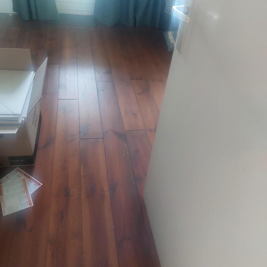 Grenen houten vloer, Ophalen, Gebruikt, Bruin, Overige typen