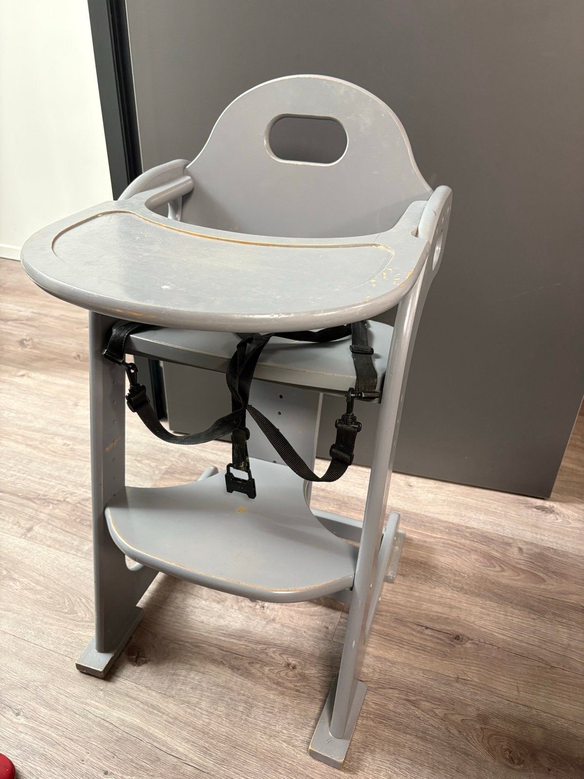 Tiamo Wood Collection meegroeistoel, Kinderen en Baby's, Ophalen, Gebruikt, Meegroeistoel, Afneembaar eetblad