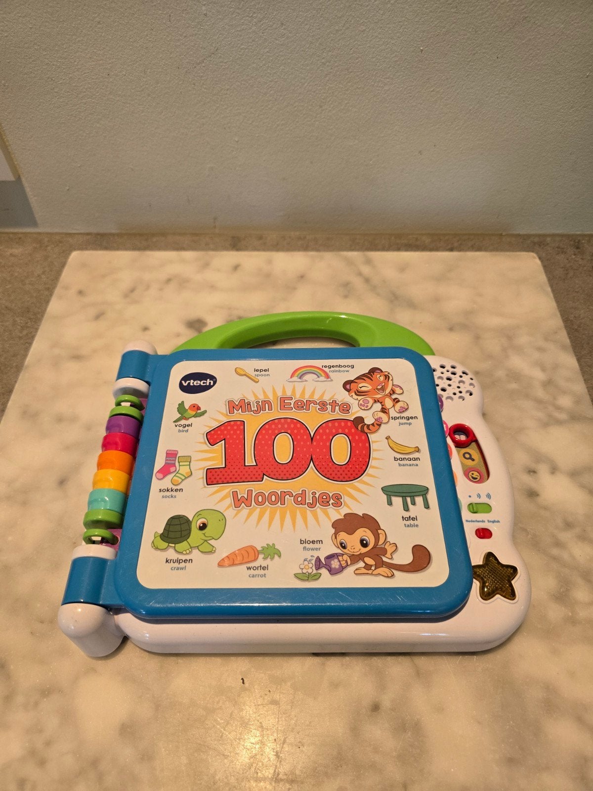 VTech Mijn Eerste 100 Woordjes Boek, Kinderen en Baby's, Speelgoed | Vtech, Zo goed als nieuw, 0 tot 6 maanden, Ophalen of Verzenden