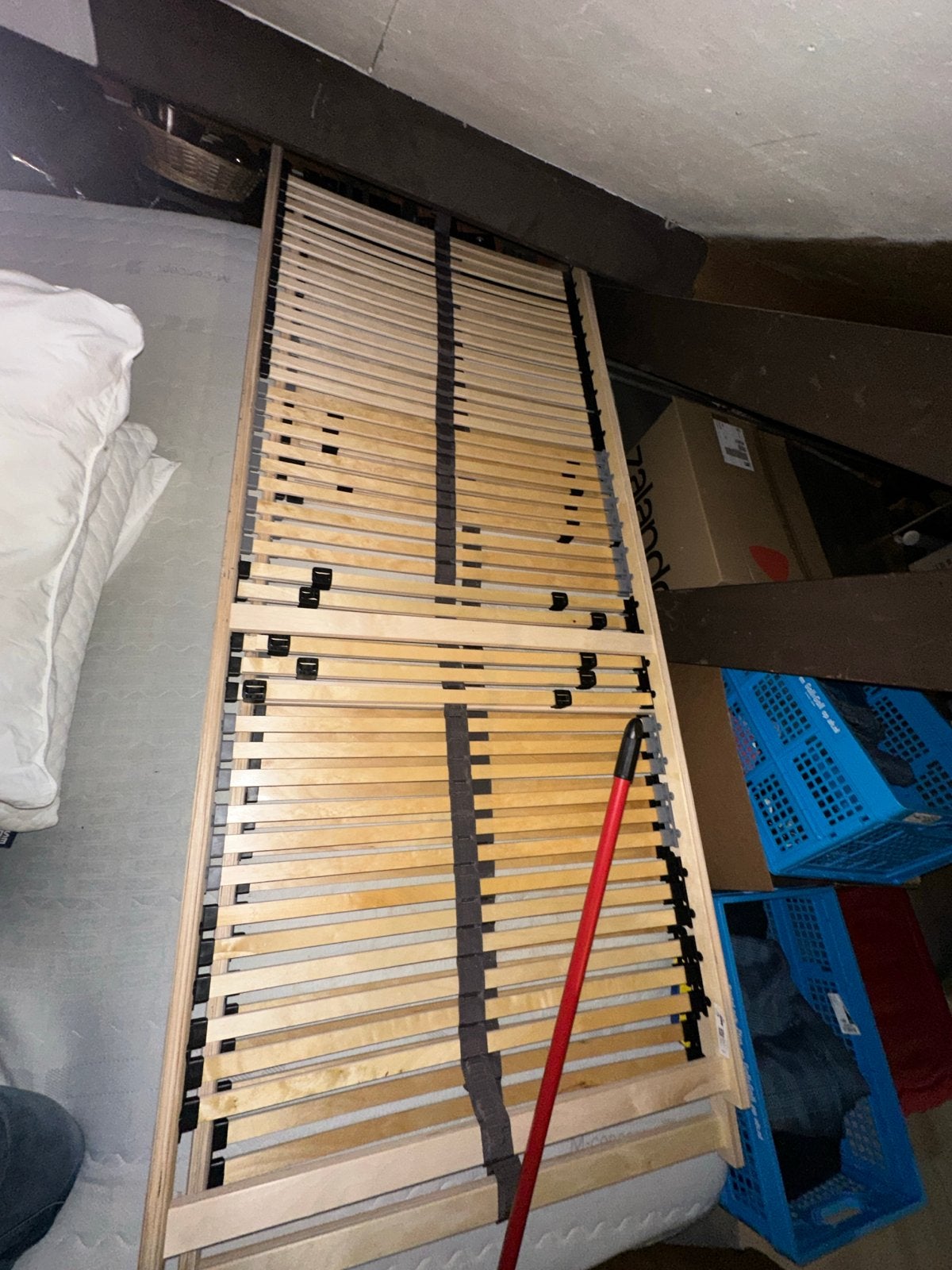Ikea LEIRSUND bedbodem 2 stuks 80x100 cm, Ophalen, Eenpersoons, Zo goed als nieuw, 80 cm