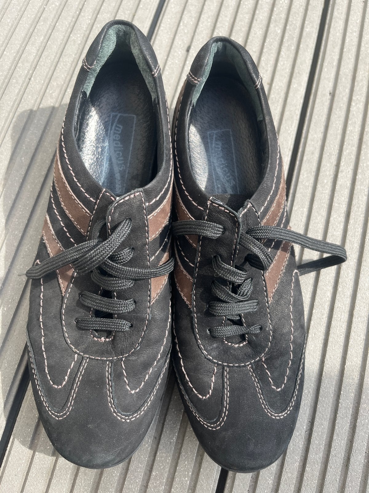 Medicus sneakers maat 39 - heerlijk zacht en plat, Ophalen of Verzenden, Gedragen, Zwart, Sneakers of Gympen
