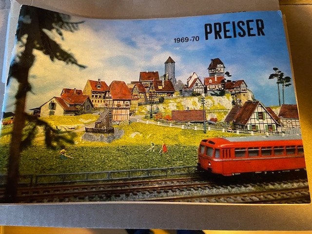 PREISER catalogus  1969-70  GRATIS, Overige merken, Gebruikt, Gelijkstroom of Wisselstroom, Boek, Tijdschrift of Catalogus
