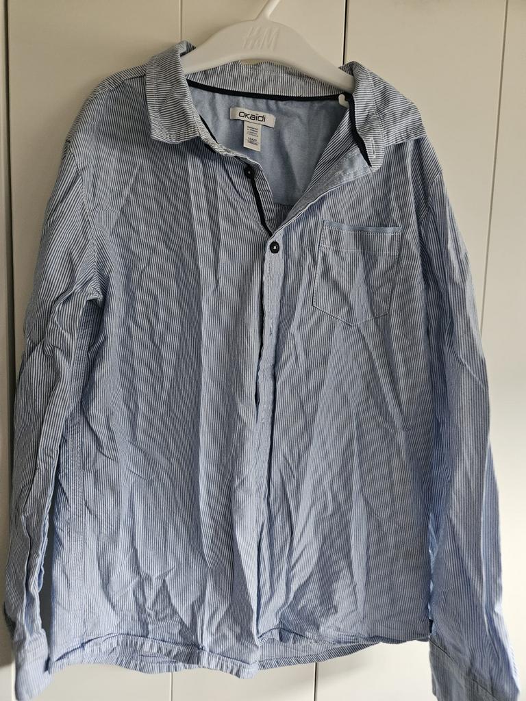 Overhemd maat 140, Ophalen of Verzenden, Zo goed als nieuw, Jongen, Overhemd of Blouse