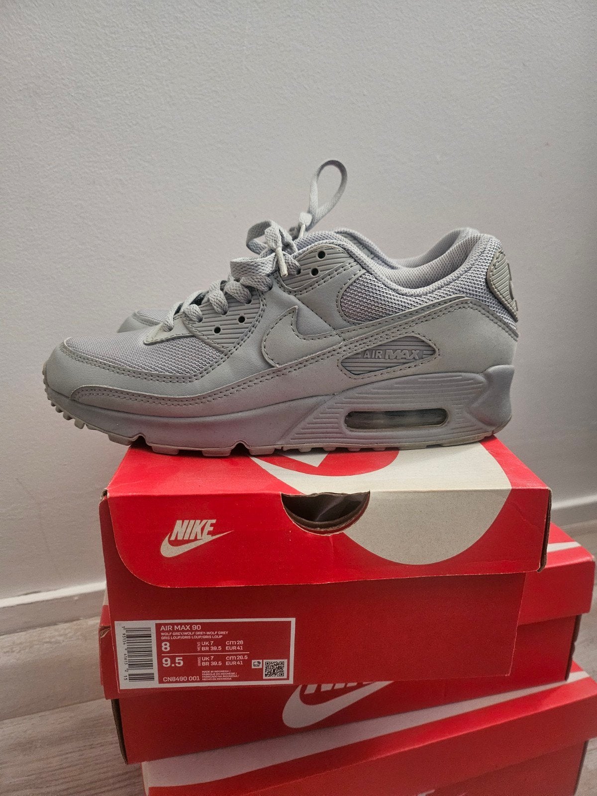 Nike Air Max 90 - Grijs - Maat 41, Nike, Ophalen of Verzenden, Grijs, Sneakers of Gympen